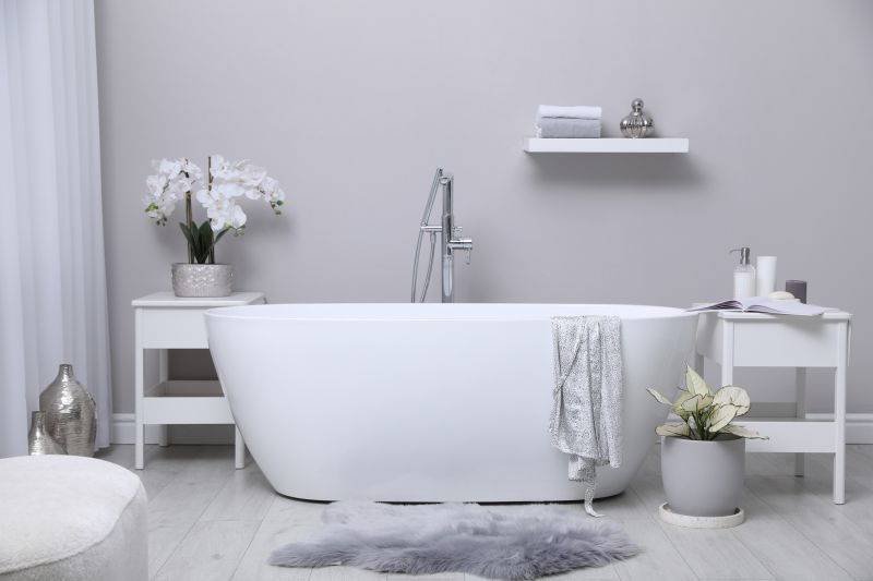 Luxurious Bathtub and Modern Fixtures
