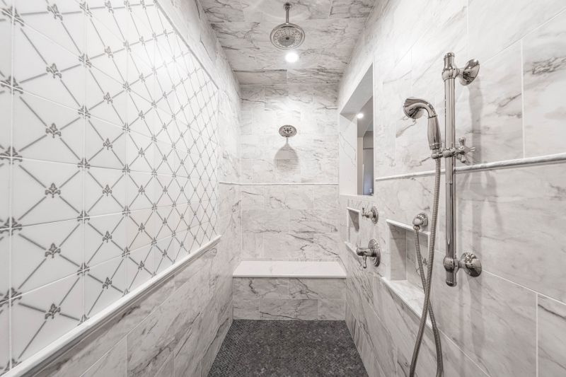 Marble Tile Shower Design